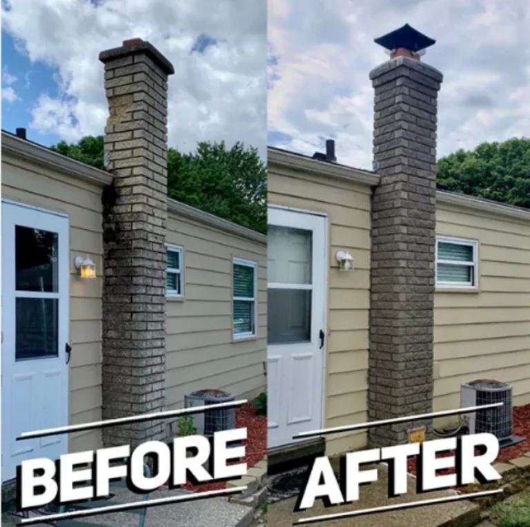 Clean fireplace and smoke chamber after chimney cleaning service in Annapolis MD