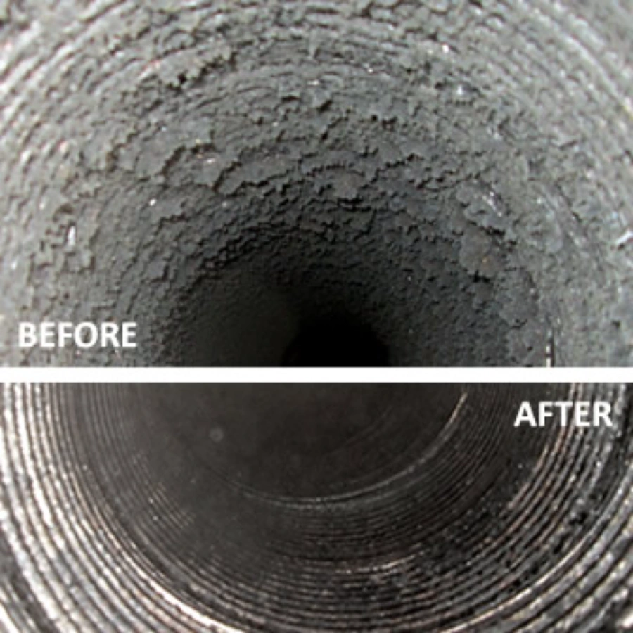 Annapolis chimney before cleaning